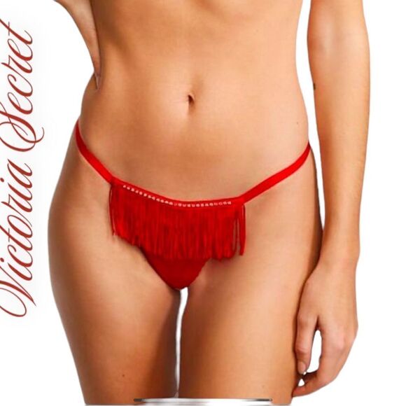 Victoria secret very sexy fringe v string - Picture 1 of 10